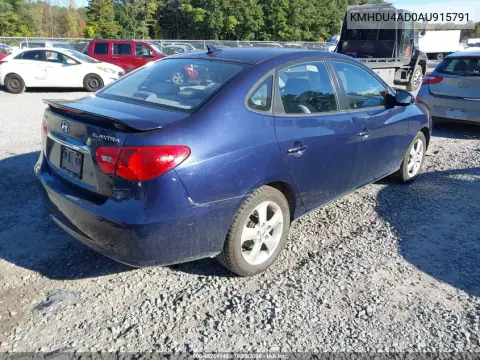 2010 Hyundai Elantra Se VIN KMHDU4AD0AU915791 фото 5