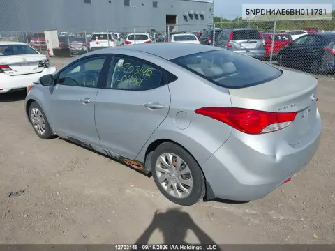 2011 Hyundai Elantra Gl VIN 5NPDH4AE6BH011781 фото 4