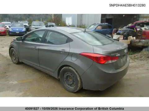 2011 Hyundai Elantra Gls/Limited VIN 5NPDH4AE5BH013280 фото 3