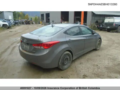 2011 Hyundai Elantra Gls/Limited VIN 5NPDH4AE5BH013280 фото 4