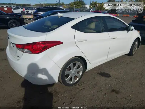 2011 Hyundai Elantra Limited VIN 5NPDH4AE6BH075996 фото 5