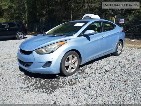 KMHDH4AE0BU147325 — 2011 Hyundai Elantra, фото 3 с аукциона IAAI, Задняя часть