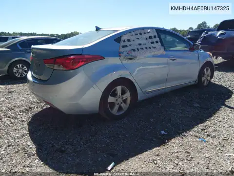 KMHDH4AE0BU147325 — 2011 Hyundai Elantra, фото 5 с аукциона IAAI, Задняя часть