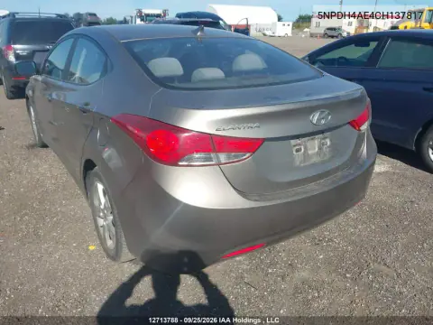 2012 Hyundai Elantra Gls VIN 5NPDH4AE4CH137817 фото 4