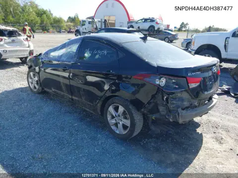 2013 Hyundai Elantra Gls VIN 5NPDH4AE4DH387477 фото 3