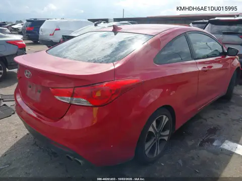 2013 Hyundai Elantra Se VIN KMHDH6AE1DU015995 фото 4