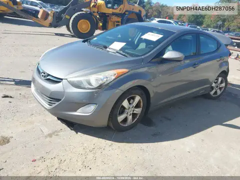 2013 Hyundai Elantra Gls VIN 5NPDH4AE6DH287056 фото 3