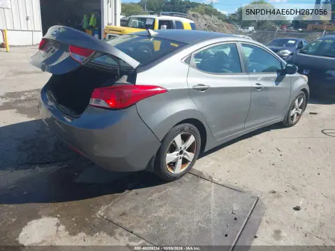 2013 Hyundai Elantra Gls VIN 5NPDH4AE6DH287056 фото 5