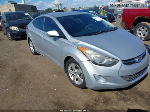 2013 Hyundai Elantra Gls VIN 5NPDH4AE1DH394435 фото 2