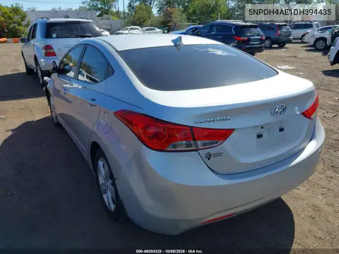 2013 Hyundai Elantra Gls VIN 5NPDH4AE1DH394435 фото 4