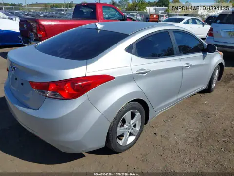 2013 Hyundai Elantra Gls VIN 5NPDH4AE1DH394435 фото 5