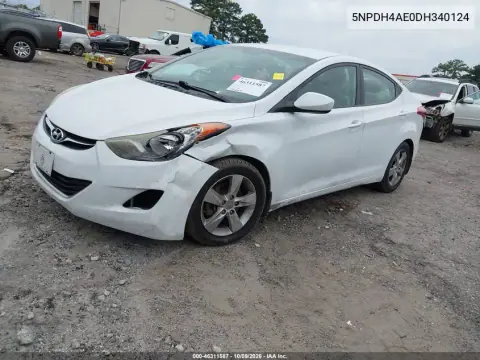 2013 Hyundai Elantra Gls VIN 5NPDH4AE0DH340124 фото 3