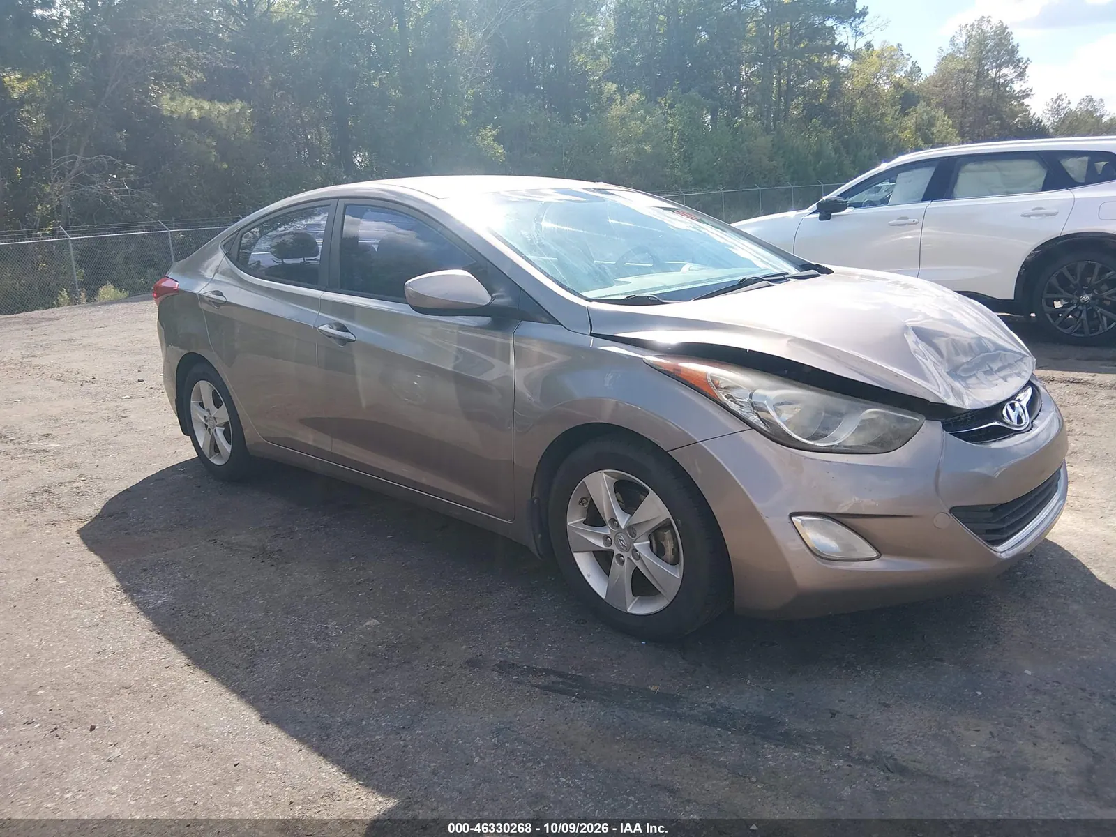 2013 Hyundai Elantra Gls VIN 5NPDH4AE4DH246604 фото 2