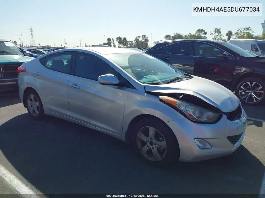 KMHDH4AE5DU677034 — 2013 Hyundai Elantra, фото 2 с аукциона IAAI, Не указано