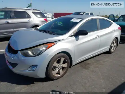 KMHDH4AE5DU677034 — 2013 Hyundai Elantra, фото 3 с аукциона IAAI, Не указано