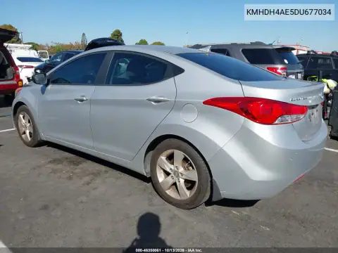 KMHDH4AE5DU677034 — 2013 Hyundai Elantra, фото 4 с аукциона IAAI, Не указано