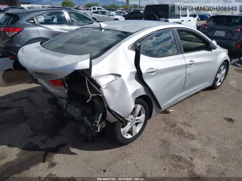 5NPDH4AE3DH308543 — 2013 Hyundai Elantra, фото 4 с аукциона IAAI, Левый бок
