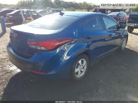 2014 Hyundai Elantra Se VIN KMHDH4AE9EU181882 фото 5