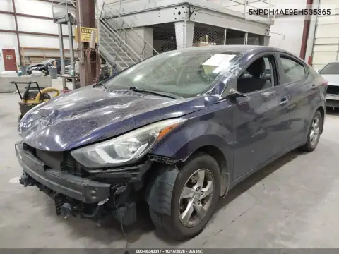 5NPDH4AE9EH535365 — 2014 Hyundai Elantra, Повреждения со всех сторон, фото до ремонта
