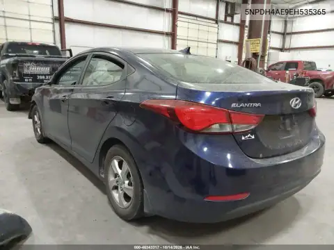 5NPDH4AE9EH535365 — 2014 Hyundai Elantra, фото 4 с аукциона IAAI, Повреждения со всех сторон