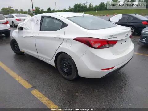 2015 Hyundai Elantra Gl VIN 5NPDH4AE1FH559435 фото 3