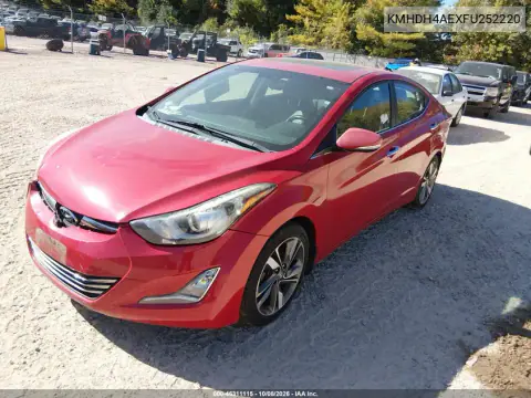 2015 Hyundai Elantra Limited VIN KMHDH4AEXFU252220 фото 3