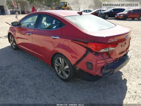 2015 Hyundai Elantra Limited VIN KMHDH4AEXFU252220 фото 4