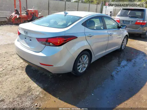 2015 Hyundai Elantra Se VIN 5NPDH4AE8FH593422 фото 5