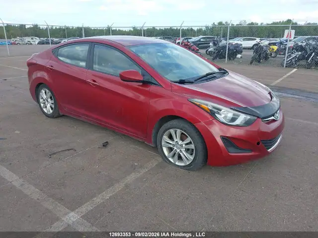 5NPDH4AE0GH655039 — 2016 Hyundai Elantra, Задняя часть (Rear), фото до ремонта