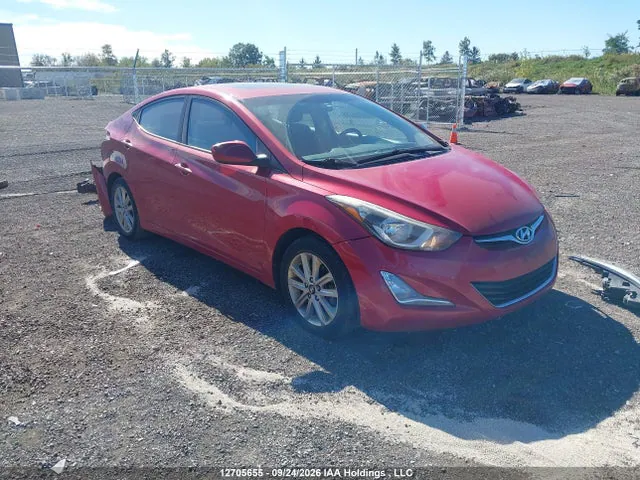 2016 Hyundai Elantra VIN KMHDH4AE7GU538320 фото 1