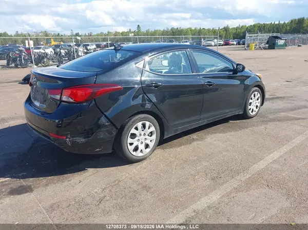 5NPDH4AE4GH658123 — 2016 Hyundai Elantra, фото 4 с аукциона IAAI 29.09.2026, Задняя часть