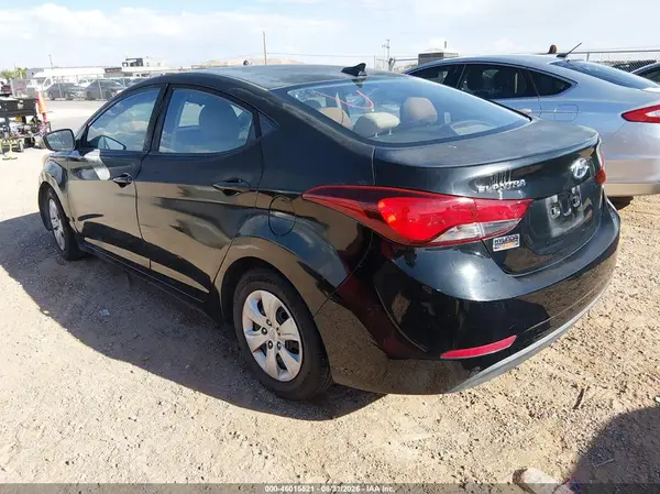 5NPDH4AE9GH775714 — 2016 Hyundai Elantra, фото 3 с аукциона IAAI 30.09.2026, Естественный износ