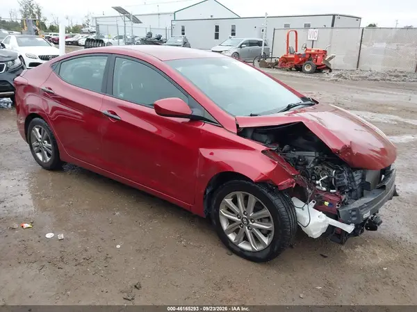 5NPDH4AE2GH754638 — 2016 Hyundai Elantra, Передняя часть (Front End), фото до ремонта