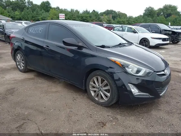5NPDH4AE4GH660261 — 2016 Hyundai Elantra, Подтопление (Flood), фото до ремонта