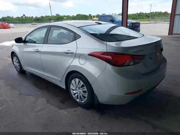 5NPDH4AE5GH665372 — 2016 Hyundai Elantra, фото 3 с аукциона IAAI 06.10.2026, Естественный износ
