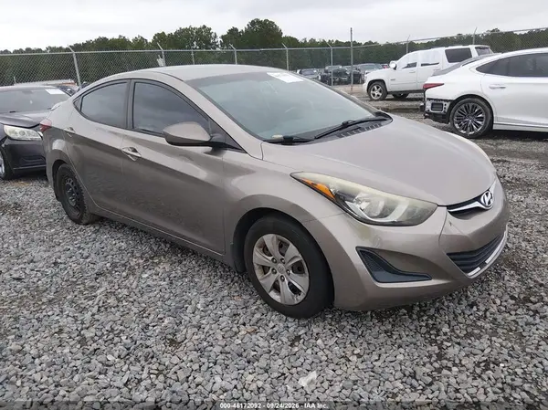 5NPDH4AE5GH742189 — 2016 Hyundai Elantra, Естественный износ (Normal Wear & Tear), фото до ремонта