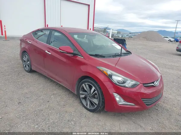 KMHDH4AE7GU606986 — 2016 Hyundai Elantra, Передняя часть (Front End), фото до ремонта
