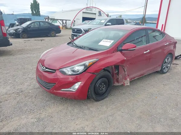 KMHDH4AE7GU606986 — 2016 Hyundai Elantra, фото 2 с аукциона IAAI, Передняя часть