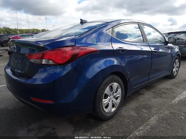 5NPDH4AE4GH701567 — 2016 Hyundai Elantra, фото 4 с аукциона IAAI, Задняя часть