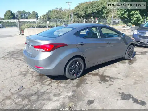 2016 Hyundai Elantra Se VIN KMHDH4AE7GU619267 фото 5