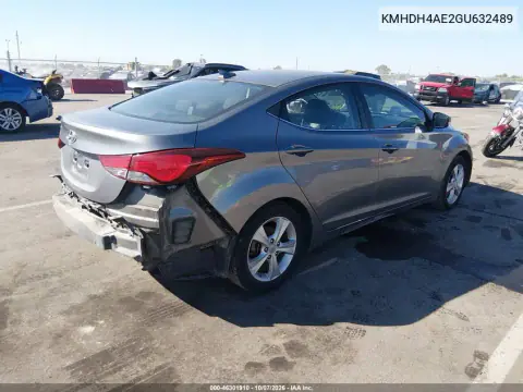 2016 Hyundai Elantra Value Edition VIN KMHDH4AE2GU632489 фото 5