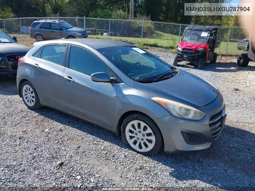 KMHD35LHXGU287904 — 2016 Hyundai Elantra, фото 2 с аукциона IAAI, Передняя часть