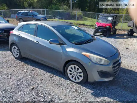 KMHD35LHXGU287904 — 2016 Hyundai Elantra, Передняя часть, фото до ремонта