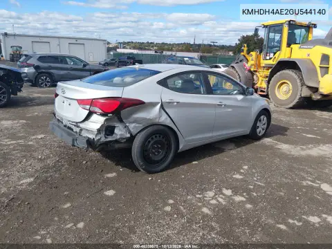 2016 Hyundai Elantra Se VIN KMHDH4AE2GU544140 фото 5