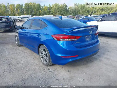2017 Hyundai Elantra VIN KMHD84LF1HU249716 фото 3