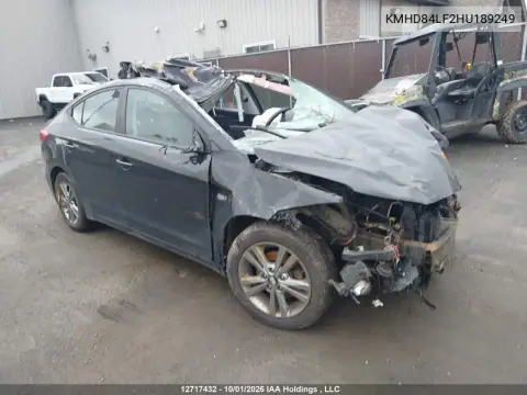 2017 Hyundai Elantra Gl VIN KMHD84LF2HU189249 фото 1