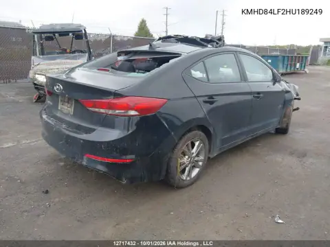 2017 Hyundai Elantra Gl VIN KMHD84LF2HU189249 фото 4