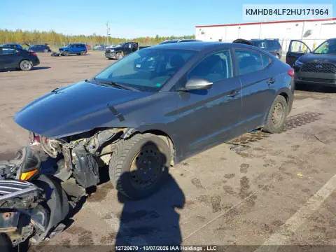 KMHD84LF2HU171964 — 2017 Hyundai Elantra, фото 3 с аукциона IAAI 20.10.2026, Передняя часть