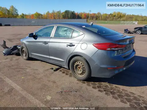 KMHD84LF2HU171964 — 2017 Hyundai Elantra, фото 4 с аукциона IAAI 20.10.2026, Передняя часть