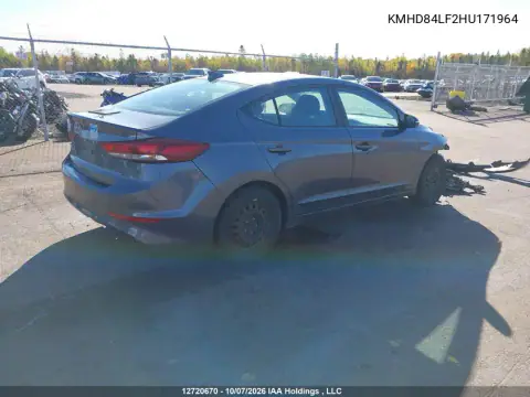 KMHD84LF2HU171964 — 2017 Hyundai Elantra, фото 5 с аукциона IAAI 20.10.2026, Передняя часть